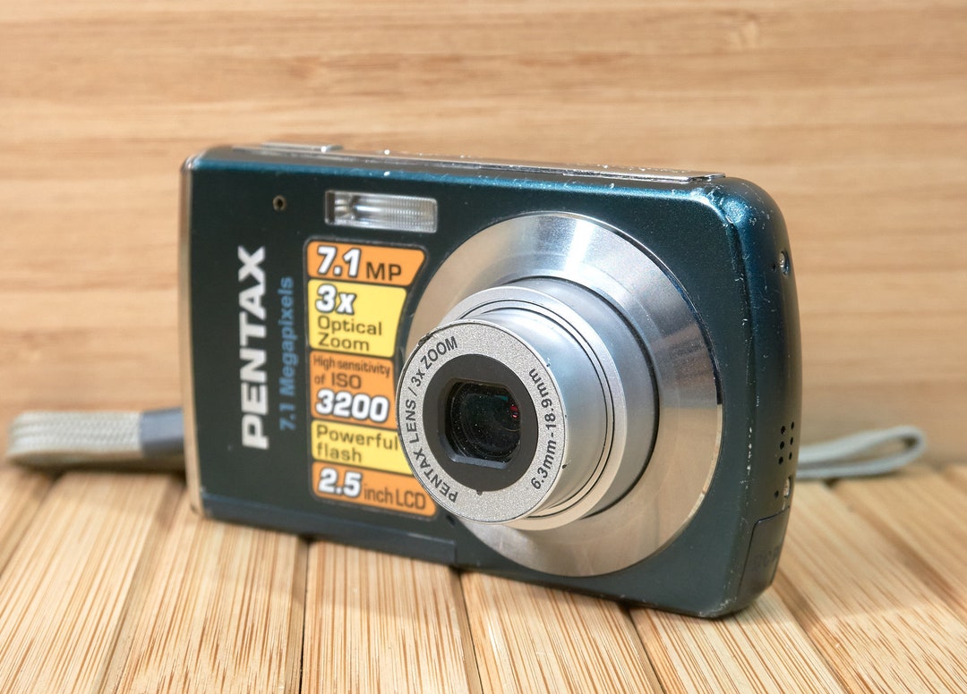 Pentax Optio M30 7.1MP Digital Camera With 3x Optical Zoom Etsy