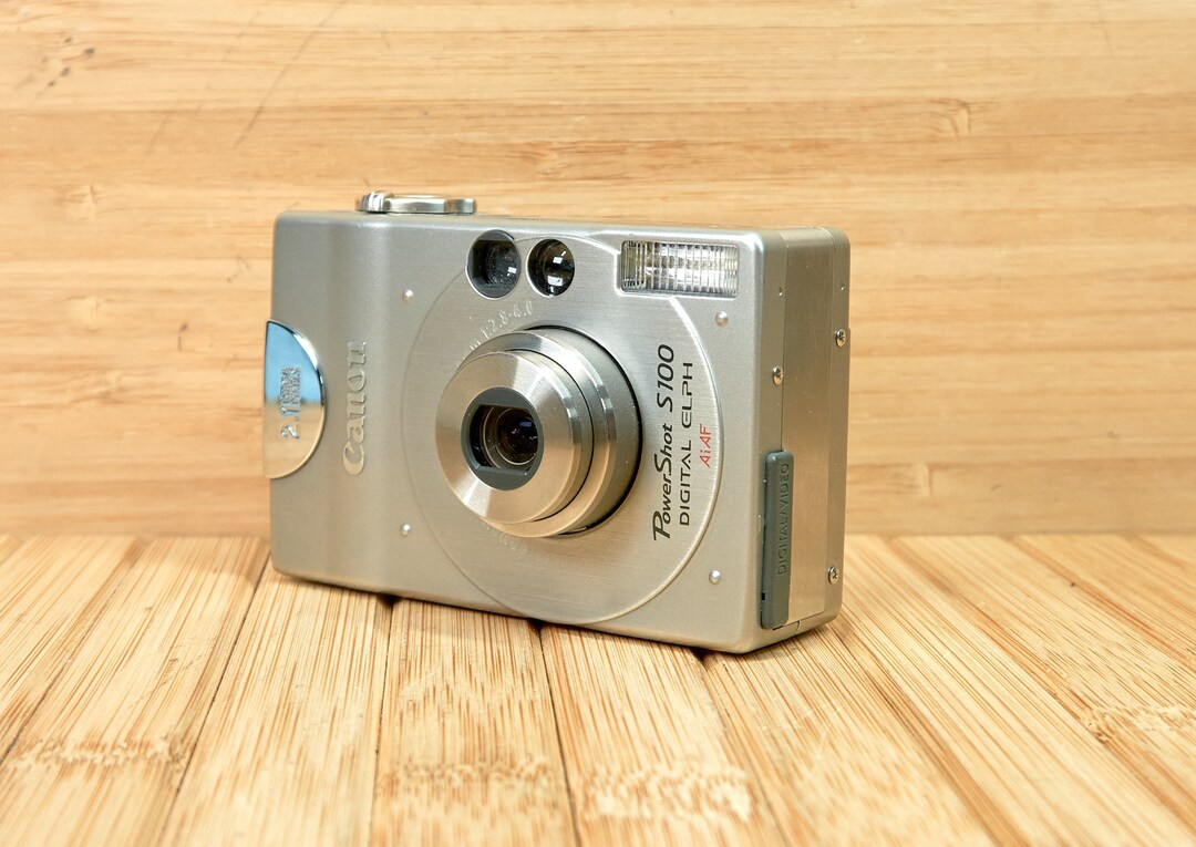 Vintage Canon Powershot S100 2.1MP Digital Elph Camera 2X Etsy