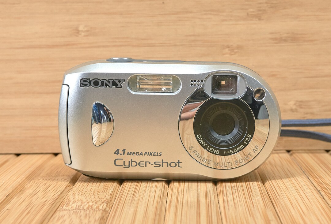 Vintage Sony Cybershot DSCP43 4.1MP Digital Camera, Made in Japan Etsy