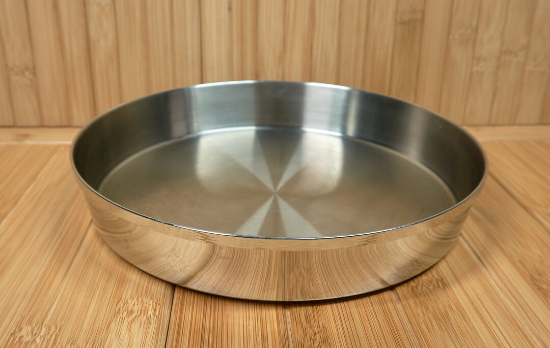 Saladmaster Stainless Steel Round Stackable Baking Cake Pan Etsy