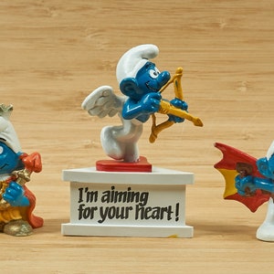 Peyo Smurf Figurines, Vintage Bully Smurfs, Peyo 70's 80's Smurf Figurines  