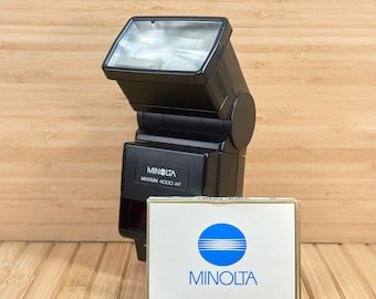 Minolta Maxxum 4000 AF Flash, Made in Japan