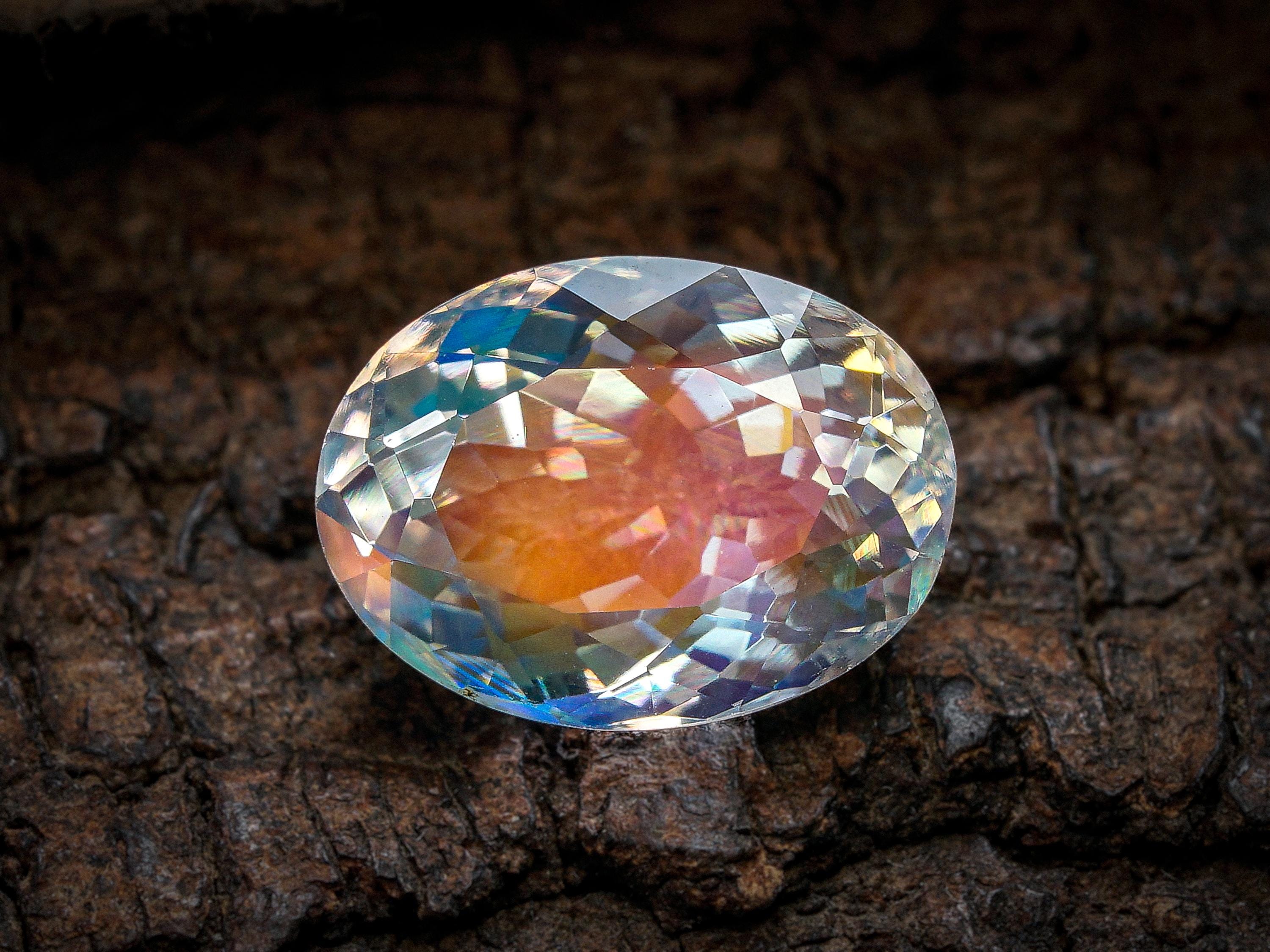 AAAA+ Top Quality  Golden Rainbow Moonstone Cabochon, 100% Natural Oval Shape Rainbow Moonstone , Calibrated Size 10x8x6 mm