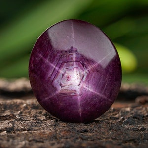 AAA QUALITY! Star Ruby,Natural Star Ruby,Handmade Star Ruby, Oval Shape,6 Rays,Star Ruby Gemstone,Beautiful Star Ruby Free Shipping