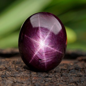 AAA QUALITY! Star Ruby,Natural Star Ruby,Handmade Star Ruby, Oval Shape,6 Rays,Star Ruby Gemstone,Beautiful Star Ruby Free Shipping