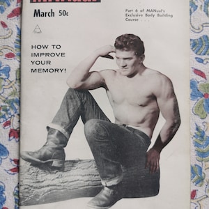 MANual magazine no. 23 March 1961 USA Gay Interest Muscle Bodybuilding  Don Fuller Bruno Cecchini
