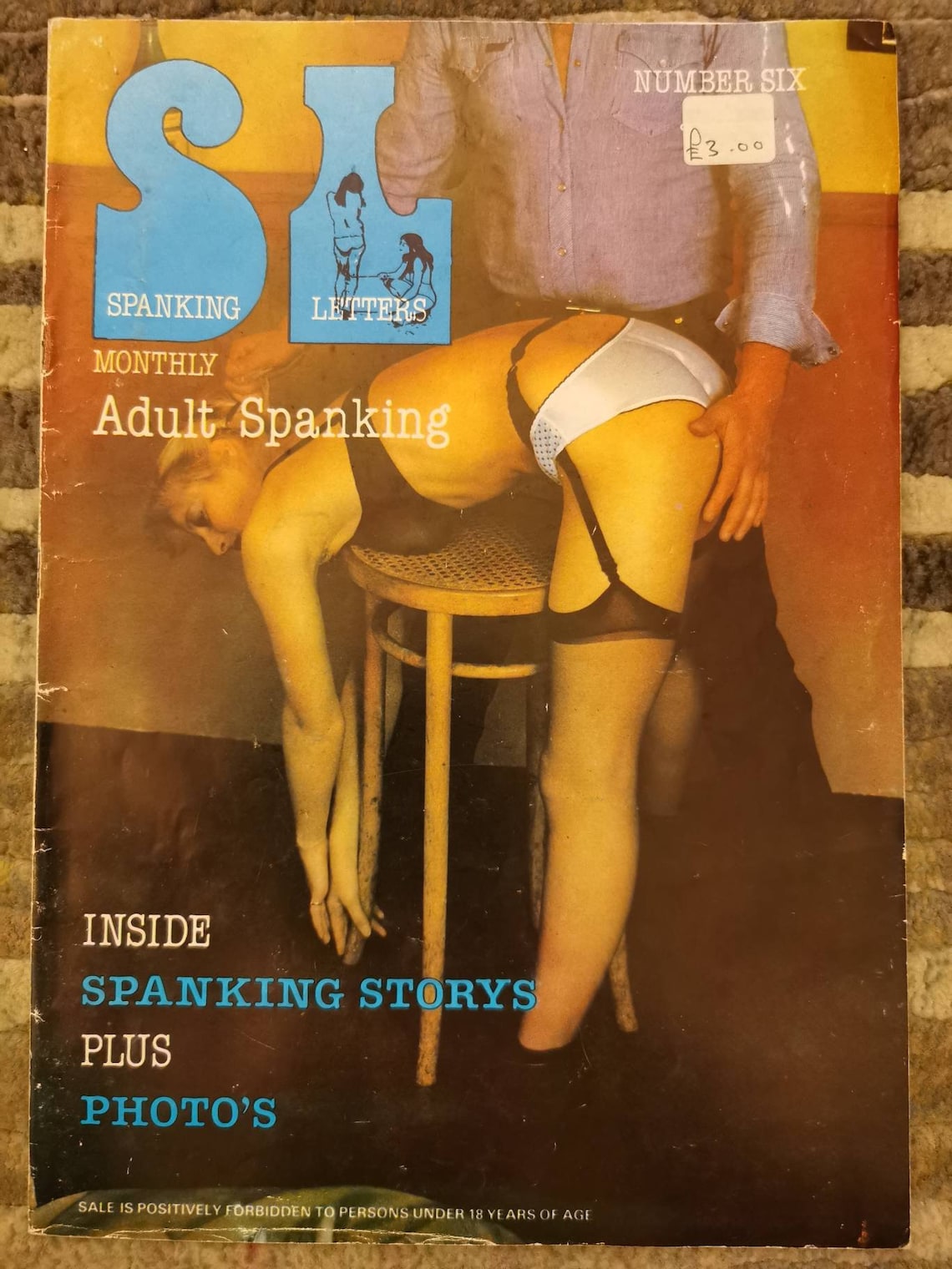 SL Spanking Letters Monthly No. 6 Vintage fetish magazine Etsy