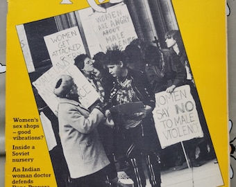 Spare Rib #116 March 1982 Vintage Feminist Female liberation Magazine Bernadette Devlin