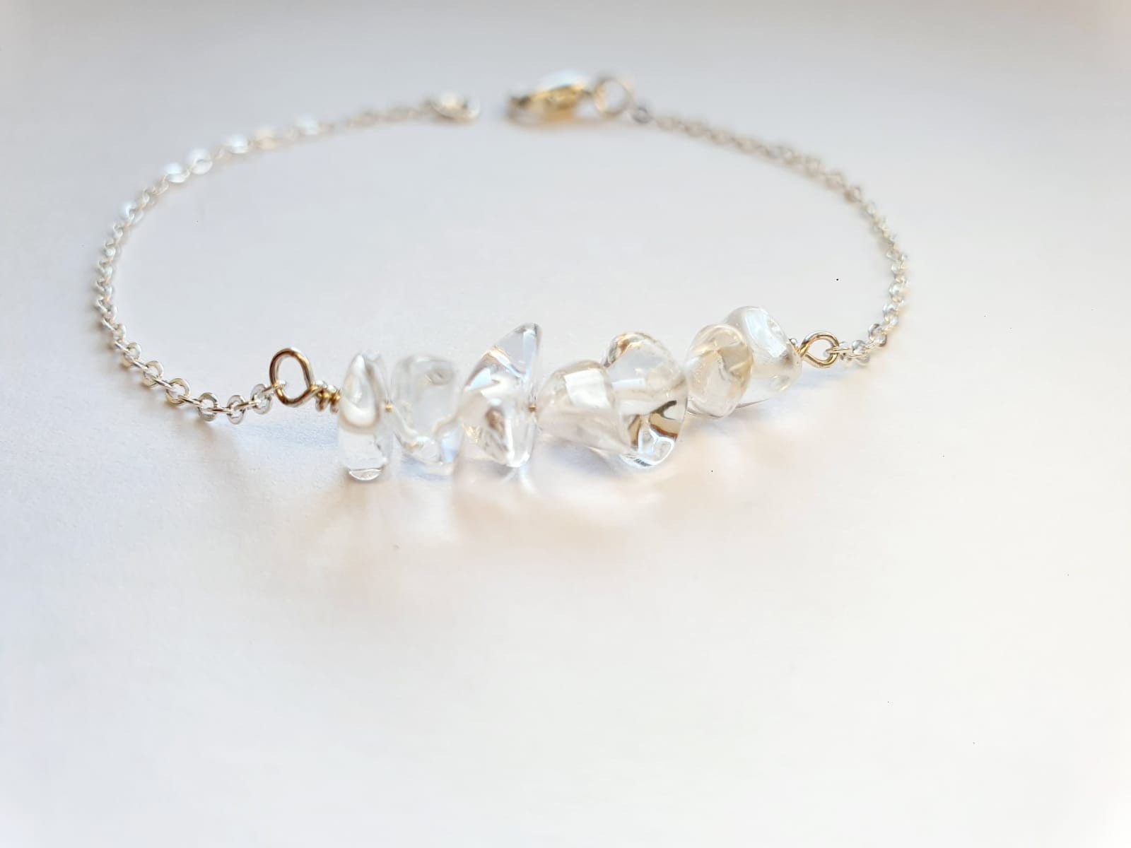 Beautiful Clear Quartz Gemstone Chip Crystal Beads Necklace / - Etsy UK