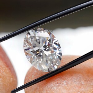 9.36CT Colorless Brilliant Oval Cut Sparkle Moissanite For Large Stone Rings, Handcrafted Loose Moissanite For Necklace/Pendant Gold Jewelry
