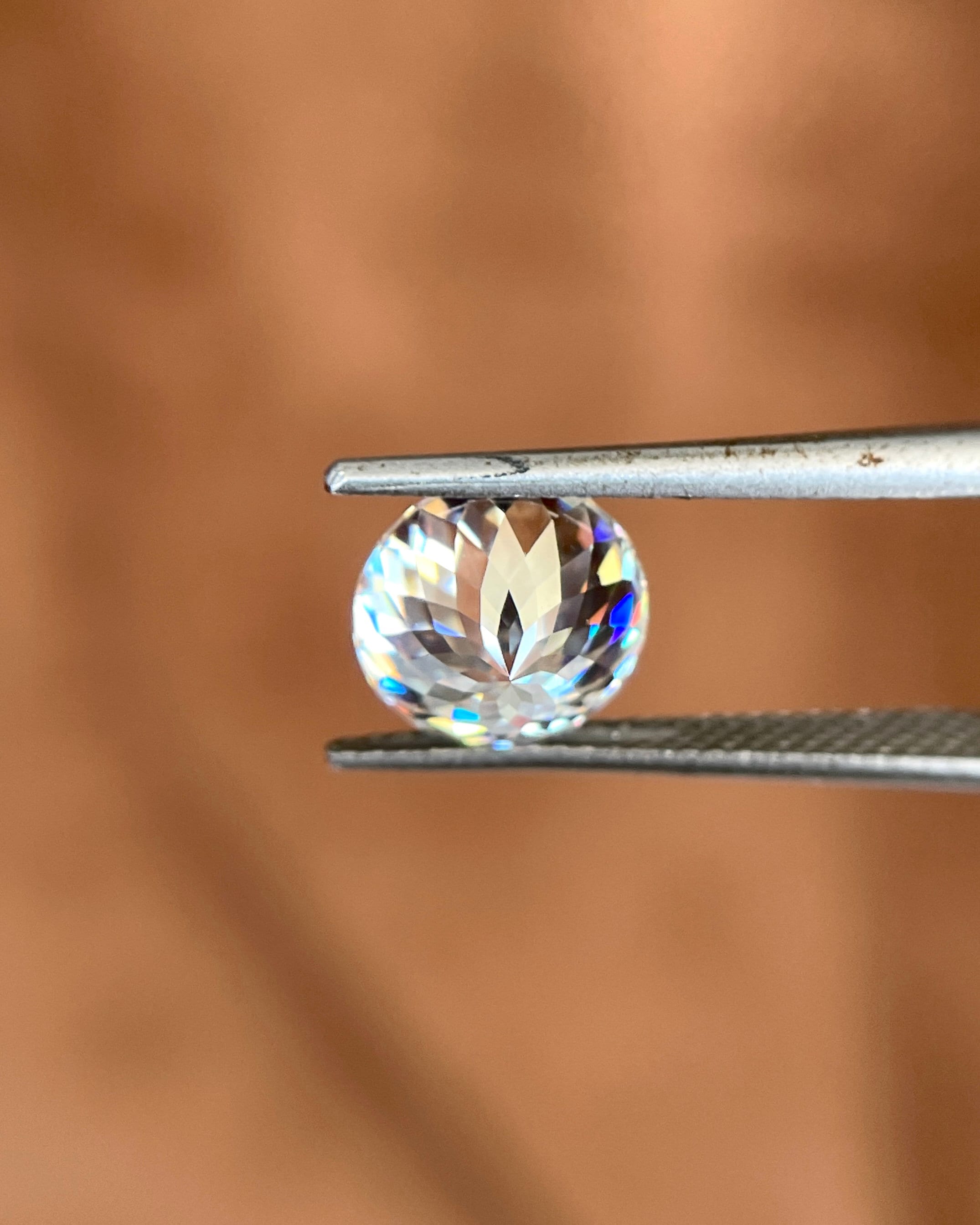 Pietra di moissanite taglio portoghese: colore D VVS1