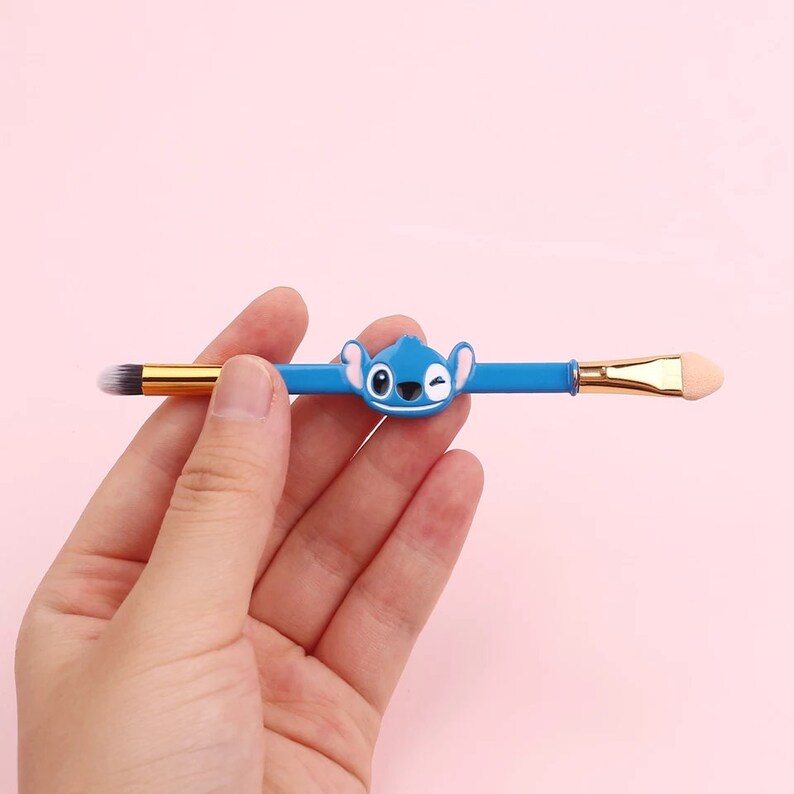 5pcs Lilo Stitch Makeup Brushes Set Kit Tool Pro Blending Etsy