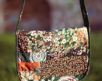 Gesteppte Geldbörse Tasche, kleine Damen Umhängetasche, Patchwork Boho Crossbody Tasche, Geburtstagsgeschenk für die Tochter