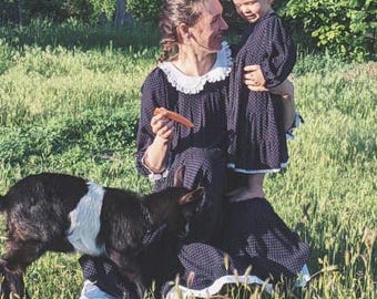 Matching Dresses, Mommy and Me, Summer Family Photos, Beach Vacation, Polka Dot Dress, Tiered Dress, Family Matching Outfits