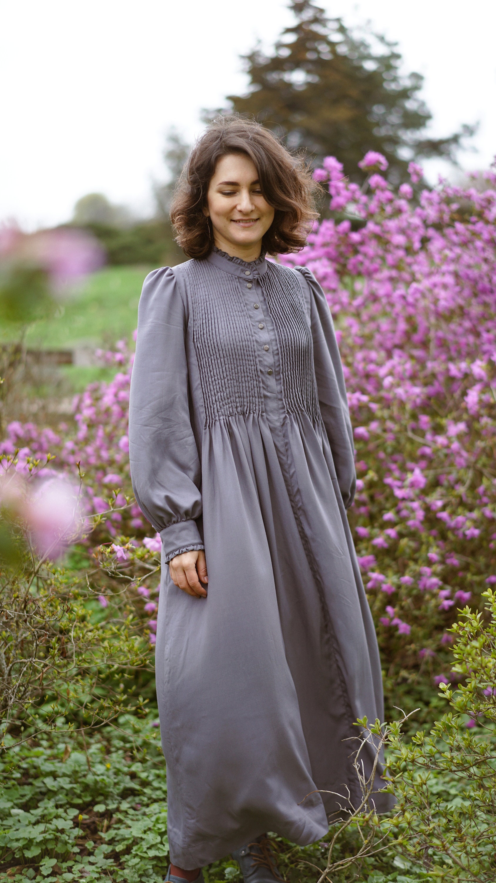 Modest Conservative Dress, Christian Clothing, Modest Christian Church  Pleated Dress, Communion Dress, Christian Gown, Respectful Loose Gown - Etsy
