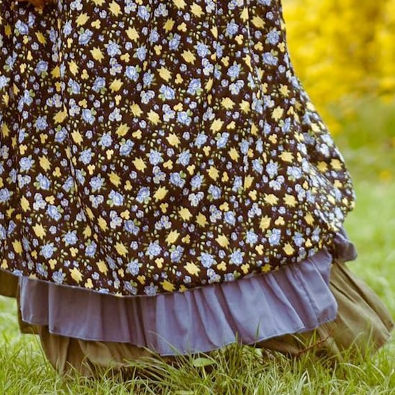 Cottagecore Floral Maxi Dress, Prairie Peasant Dress, Vintage Prairie Dress, Flowy Peasant Maxi, Modest Flowing Dress, Christian Outfit Cottagecore Floral Maxi Dress, Prairie Peasant Dress, Vintage Prairie Dress, Flowy Peasant Maxi, Modest Flowing Dress, Christian Outfit
