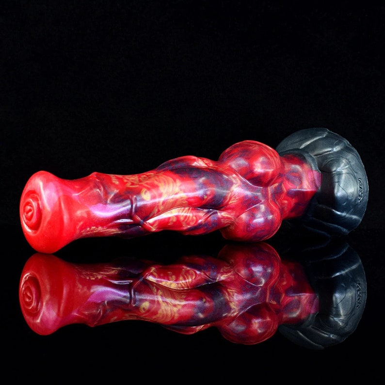 Fantasy Wolf Knot Dildo With Suction Cup Soft Silicone Animal Dildo Anal Sex Toys Canine Masturbator Dog Dildos Big Knotted Dildo Huge Plug 