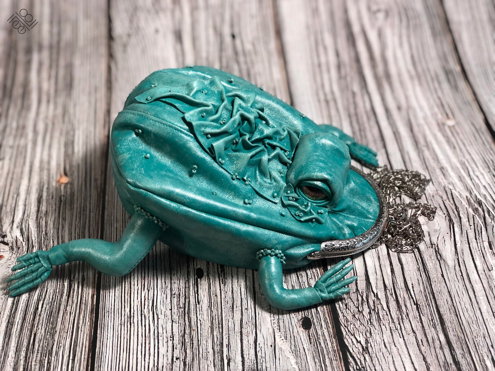 Clasp bag Frog bag Unusual gift Gift for her Leather Etsy