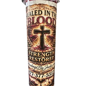 Healed in The Bl**d Strength Restored Candle