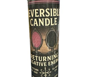 Reversible Candle: Banish Negativity and Return it to the Source