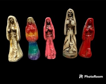 Fixed Santa Muerte Pocket Statue