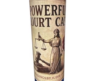Court Case Favor Candle
