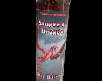 Dragon's Blood Ritual Candle - Boost Spells, Strengthen Relationships, and Ignite Passion