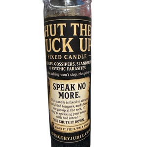 Shut The "F" Up Candle