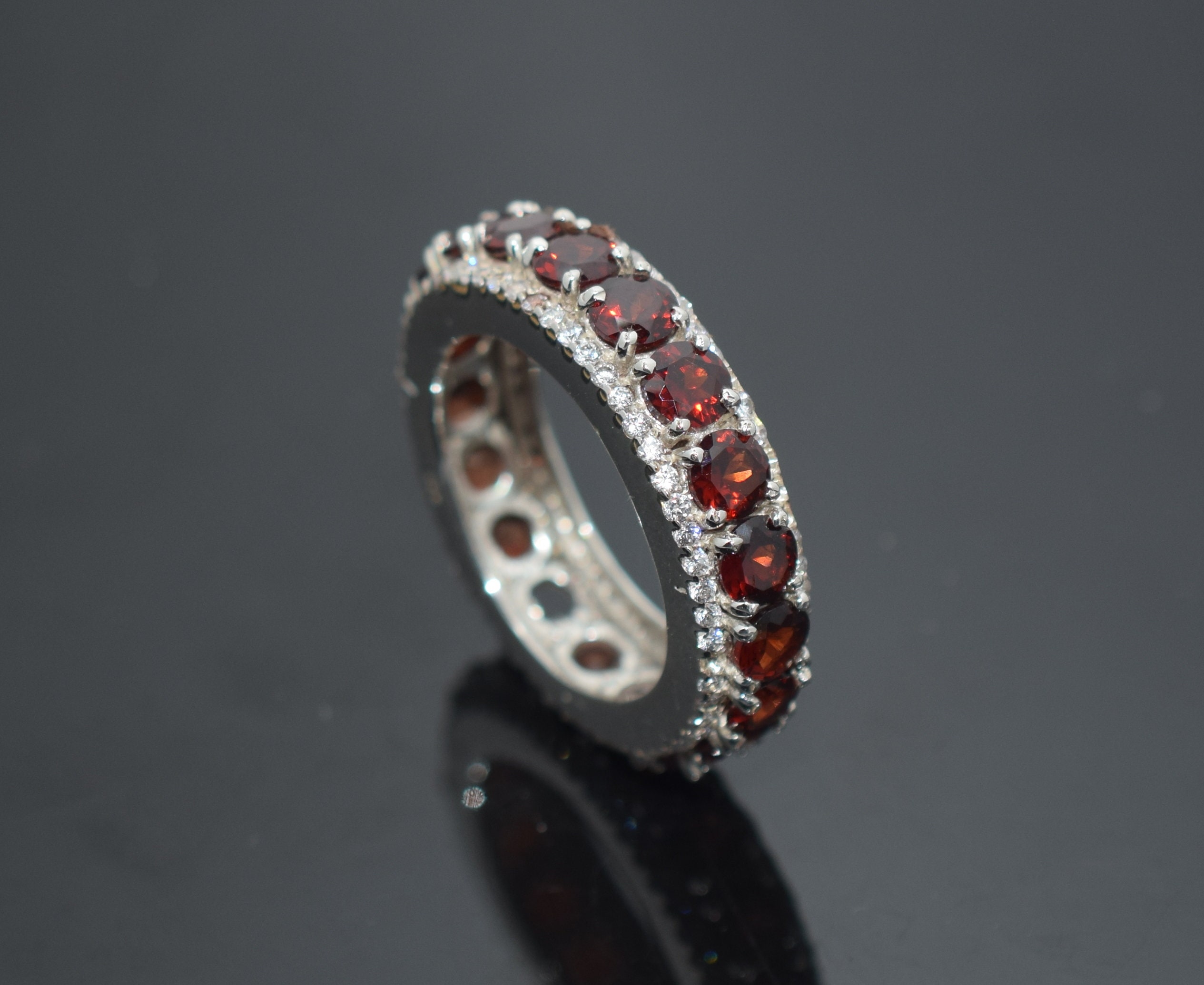 Ring Ring Band Eternity Ring Full Etsy