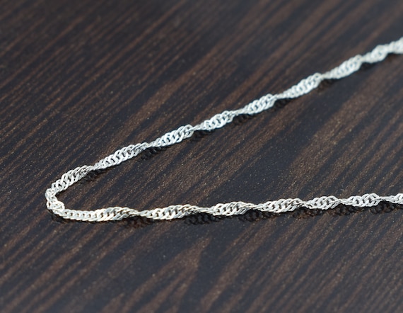 1.5mm Sterling Thai Twisted Rope Chains - 16 1.5mm Sterling Thai Twisted Rope Chains - 16