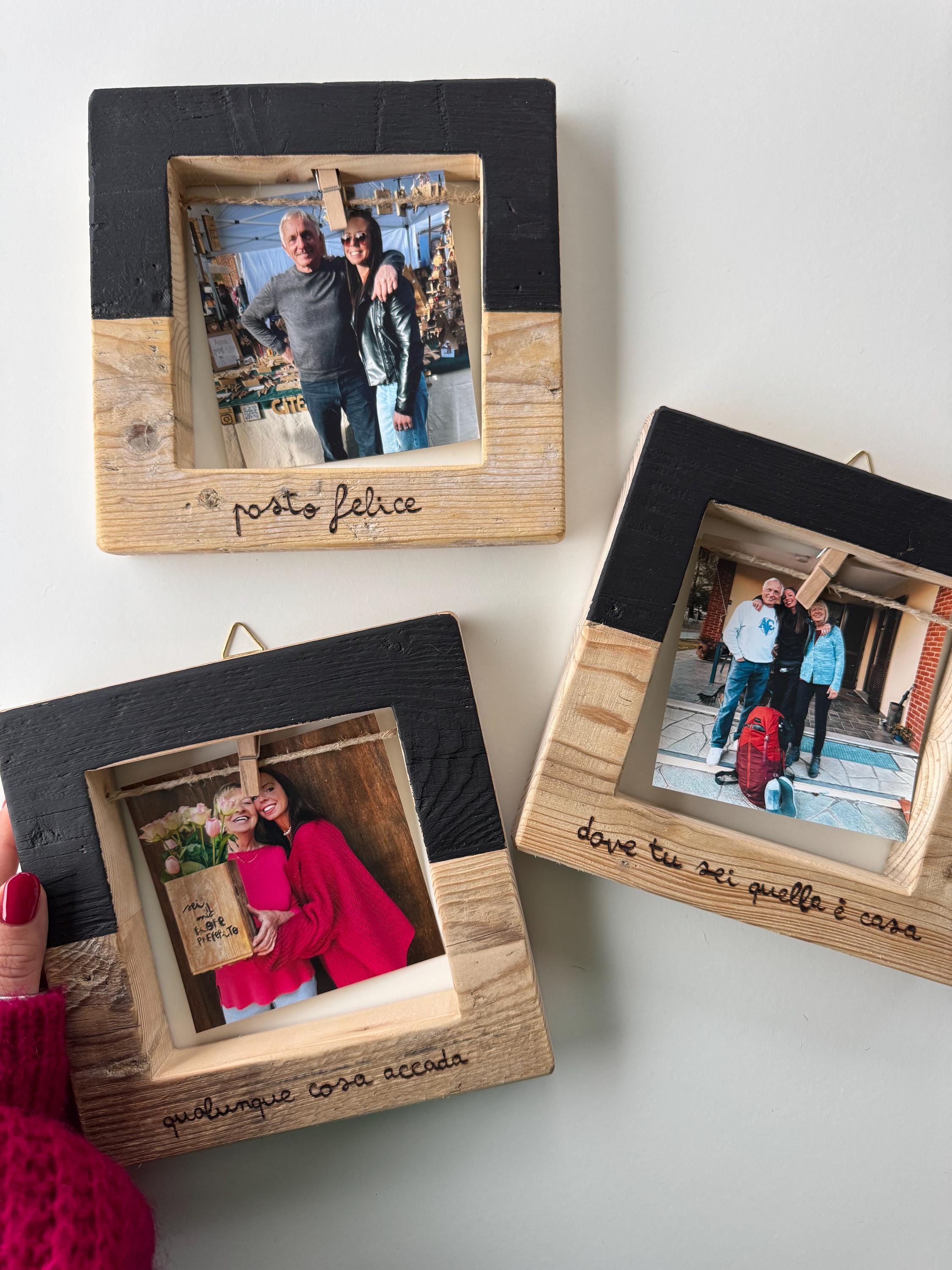 Toddmomy 5 Cornici In Legno Fai Da Te Per Bambini: Decora, Colora E Crea Ricordi Unici! - 4