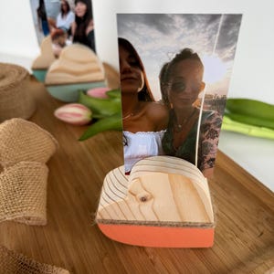 Portafoto a cuore, Portafoto Fatto a Mano, Portafoto in Legno, Bomboniera Matrimonio, Bomboniera Battesimo, Bomboniera Comunione