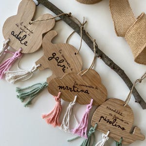 Targhetta Cameretta Bimbi, Fuoriporta Cameretta, Regalo Nascita, Fatto a Mano, Nursery Decor