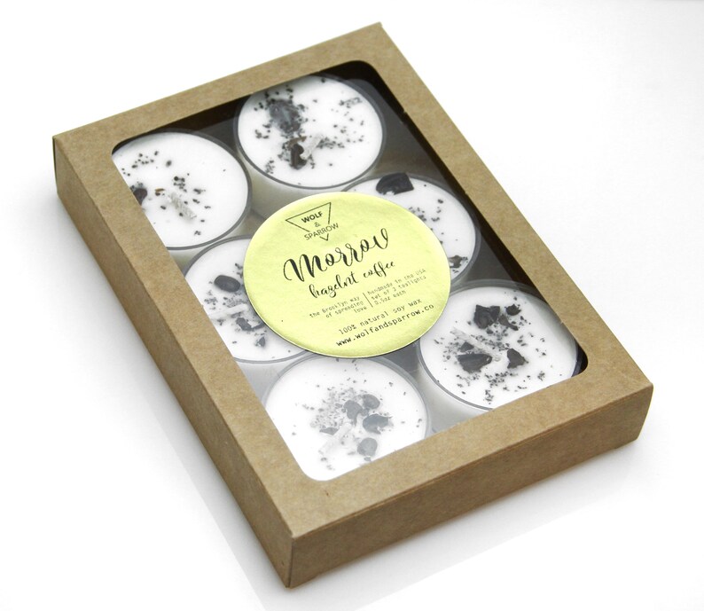 Scented Soy Wax Tea Lights Vegan Candle Tealights Set Etsy