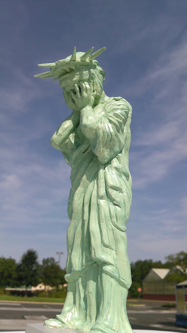 Totally Unique Statue of Liberty Crying Over Joe Biden USA Etsy