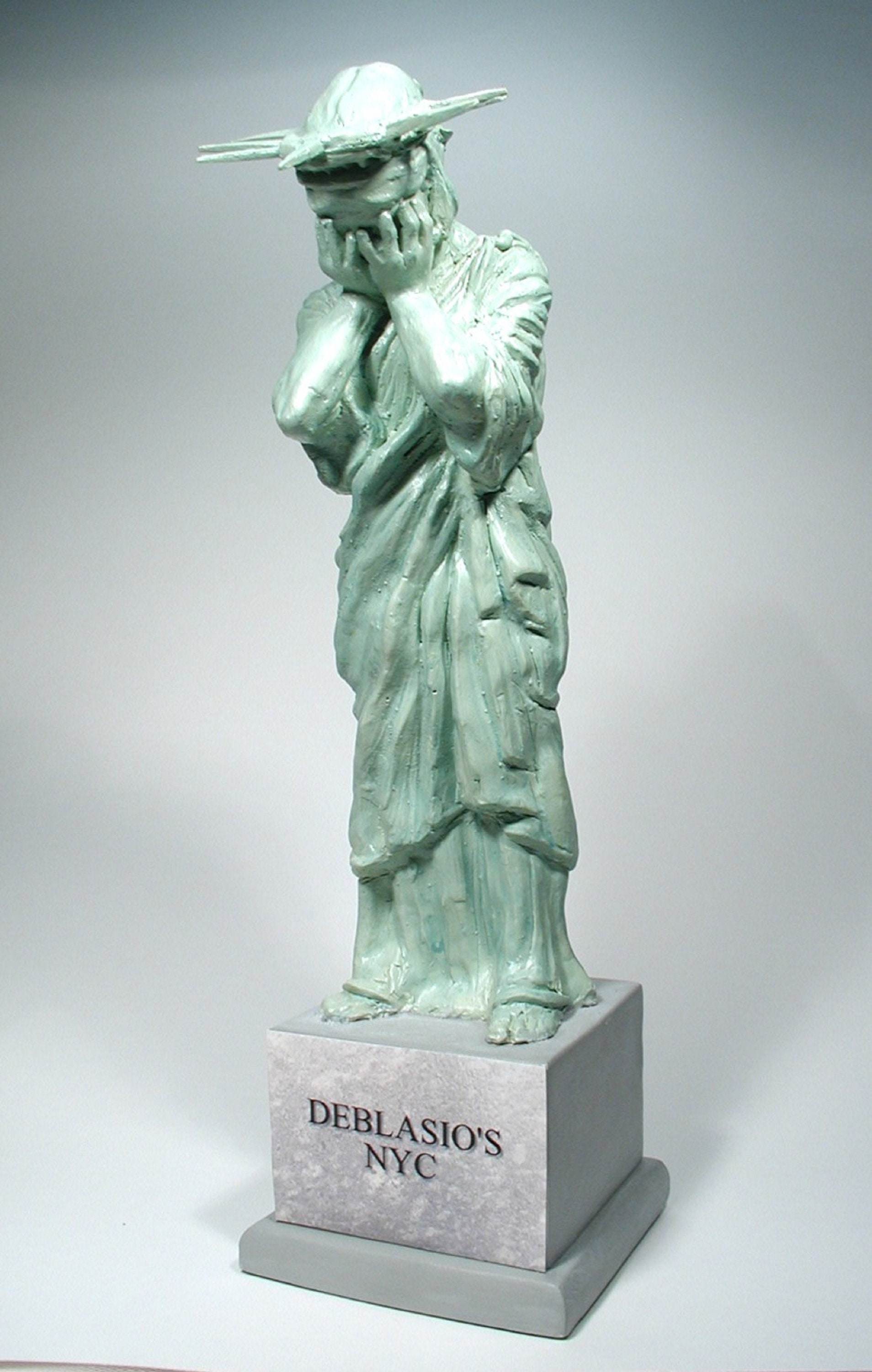 Totally unique Statue of Liberty Crying over NYC Etsy