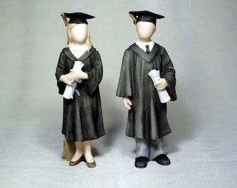 Personalized High School College University Male Female Graduate Graduation figurines