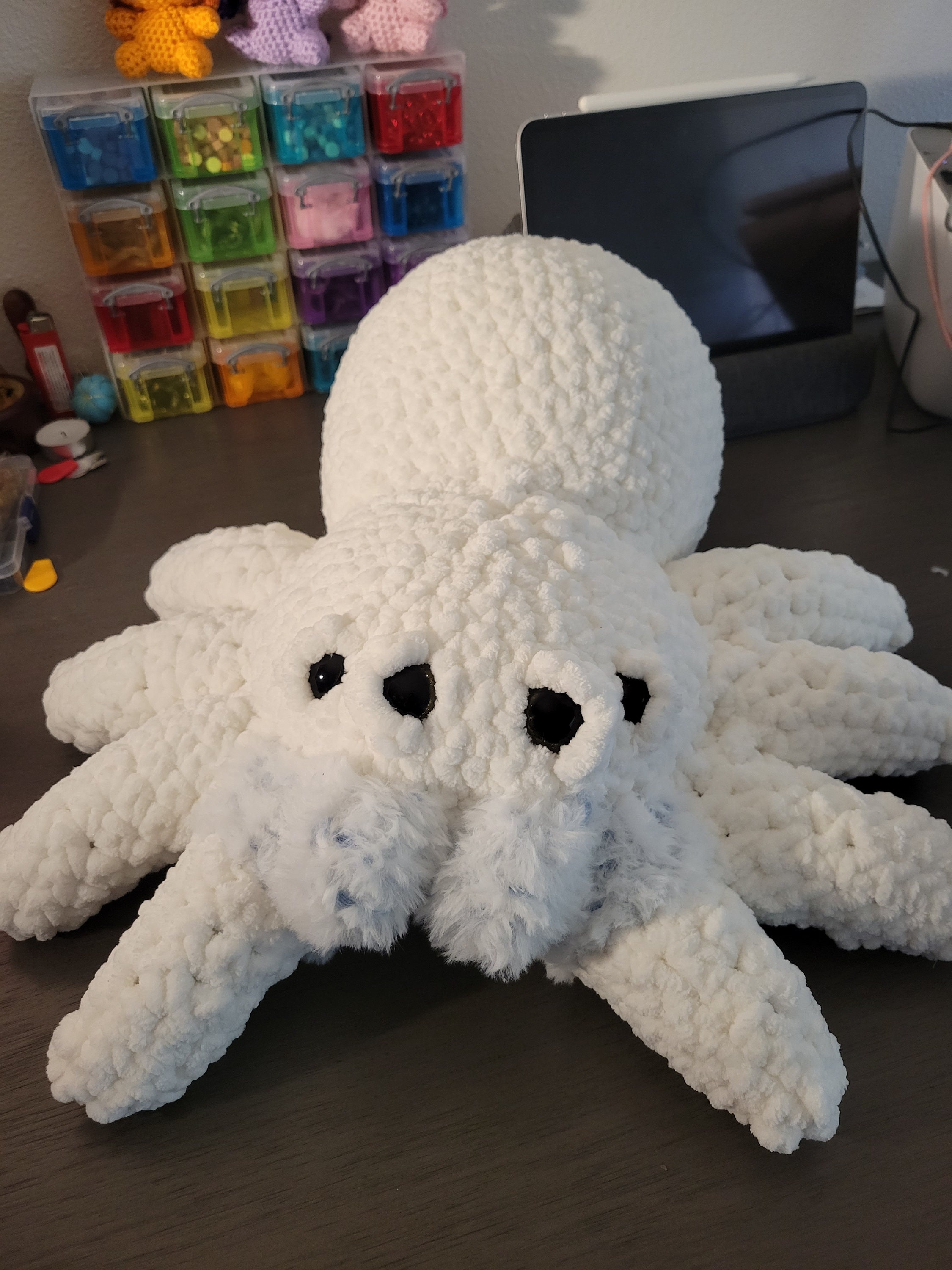 Large Crochet Spider Plush | Amigurumi Spider | Spider plushy | Large Plushy | Custom Spider Plush | Halloween Plush