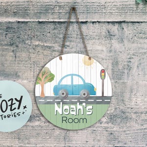 Cartello per cameretta dei bambini / Cartello con nome personalizzato / Decorazione in metallo per cameretta dei bambini / Targa per porta personalizzata