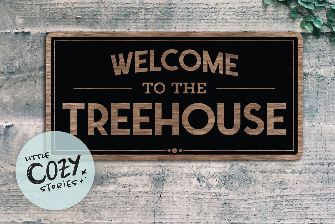 Custom Metal Treehouse Sign | Indoor Outdoor Backyard Decor - Etsy