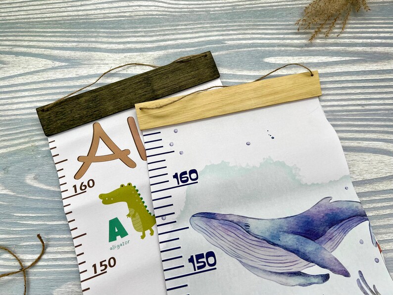 Whale-tastic Ocean Height Chart for Kids | Whimsical Nursery Decor ...