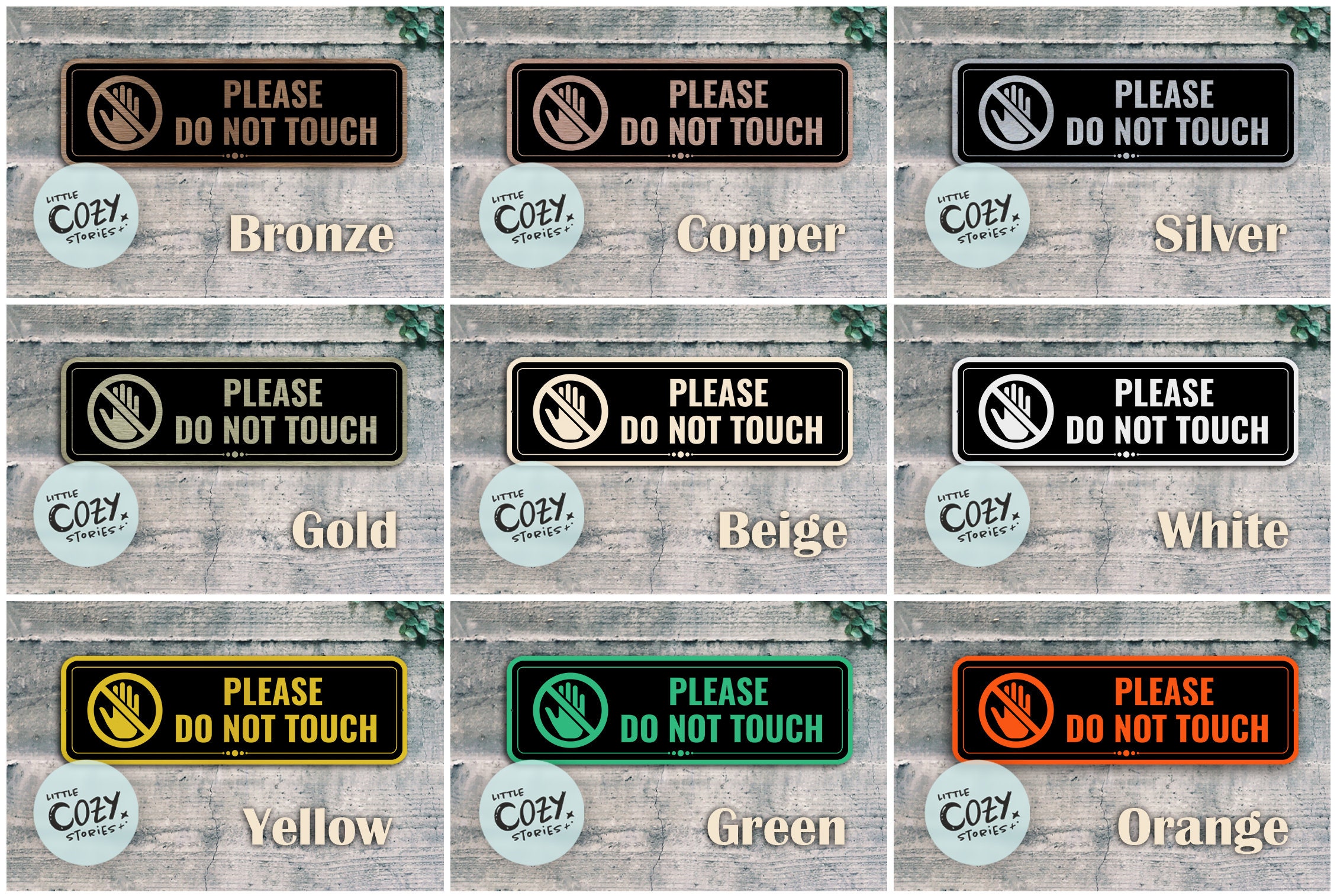 Etichetta Adesiva Cartello SI PREGA DI NON TOCCARE Targhetta Segnaletica 150x50 - Foto 2