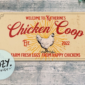 Handcrafted Chicken Farm Sign - Egg-citing Décor Must-have