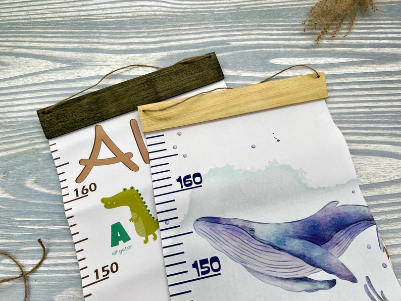 Alligator Ruler Custom Zebra Growth Chart: Jungle Nursery Decor, Kids Ruler - Etsy