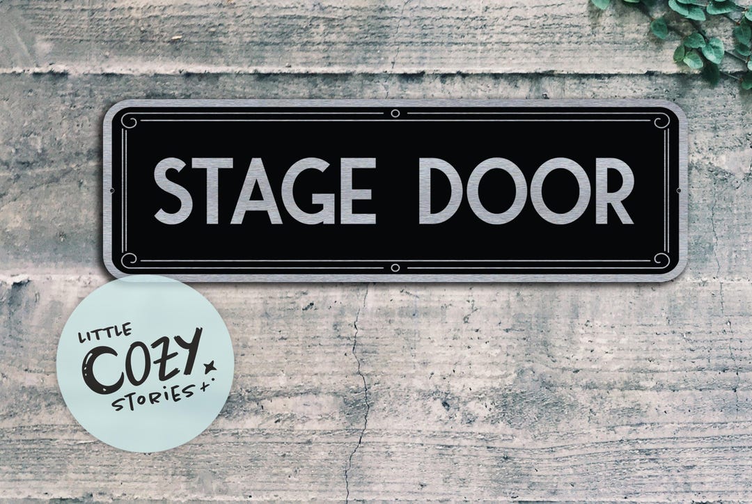 Stage Box Sign Stage Door Metal Sign | Custom Theater Backstage Decor (indoor/outdoor ...