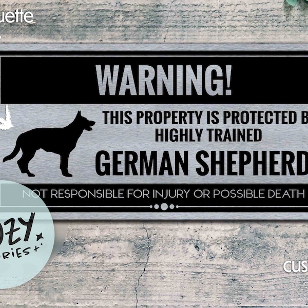 German Shepherd Sign - Etsy