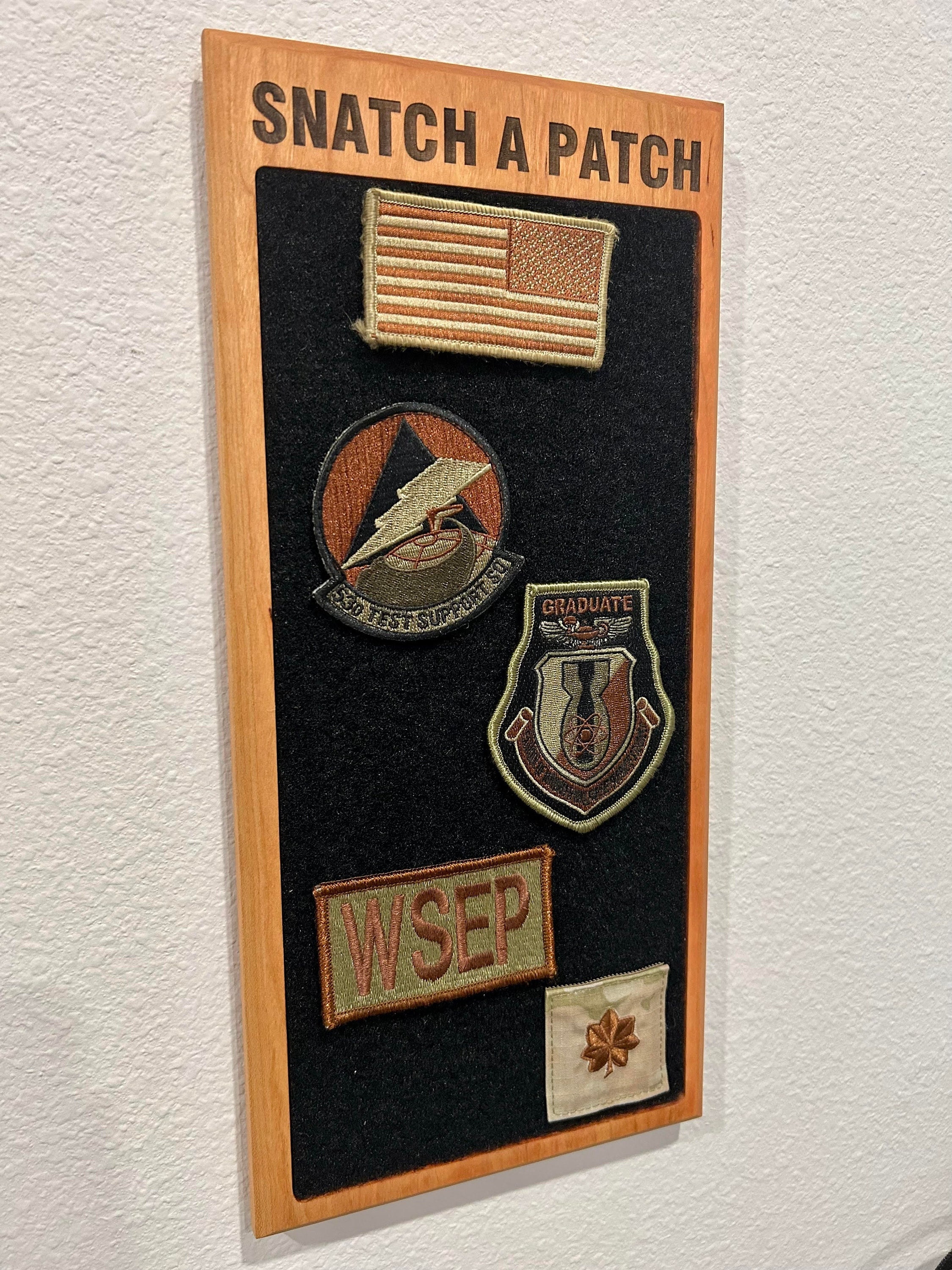 Combat militaire tactique Panneau porte-patch Moral Patch de panneau  d'affichage mural Accrochez le cadre d'affiche d'affichage Panneau de  brassage à