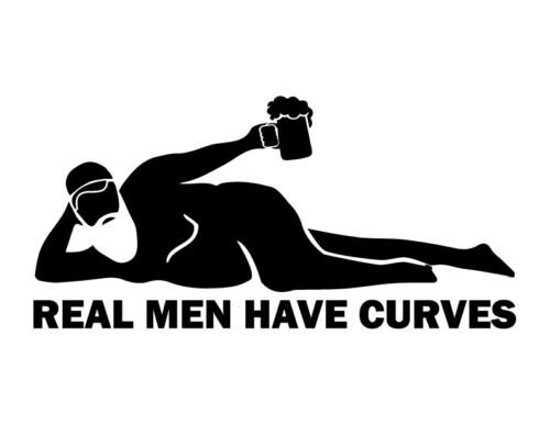 Real Men Sign Real Men Have Curves Vehicle Decal - Etsy