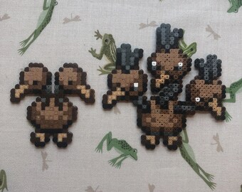 Pokemon Perler - Doduo line