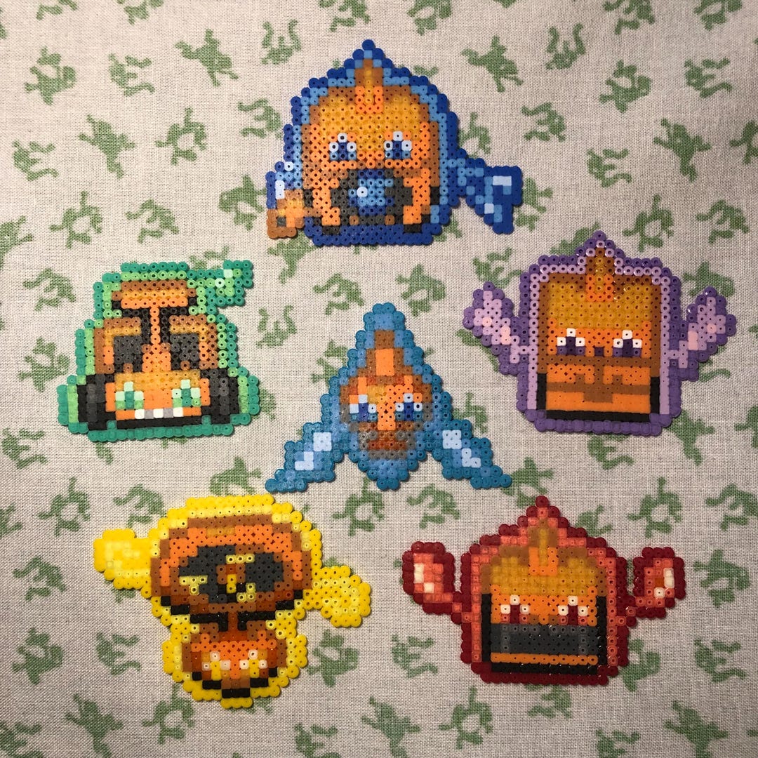 Pokemon Perler Rollo Pokemon Perler - Rotom - Etsy